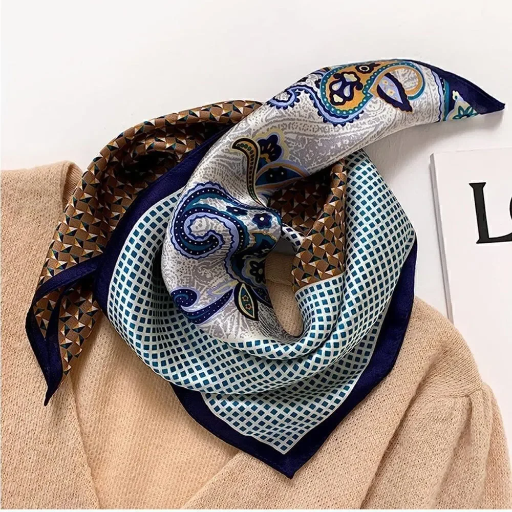 Four corners Silk Scarf